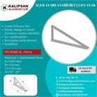 1400 mm triangular foot solar solar panel mounting